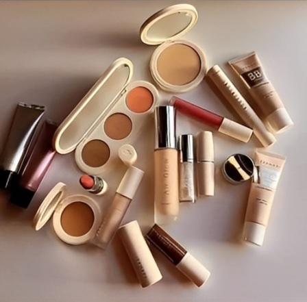 مجموعة مكياج فارماسي مع كريم أساس Air Glow ولوحة وجه متعددة الاستخدامات