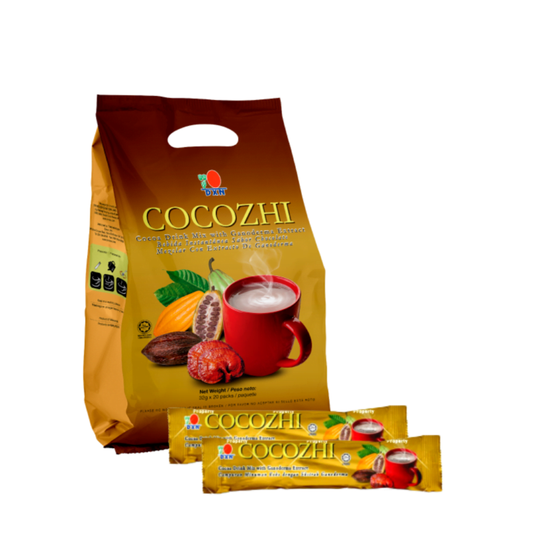 مشروب كاكاو مع مستخلص الجانوديرما 