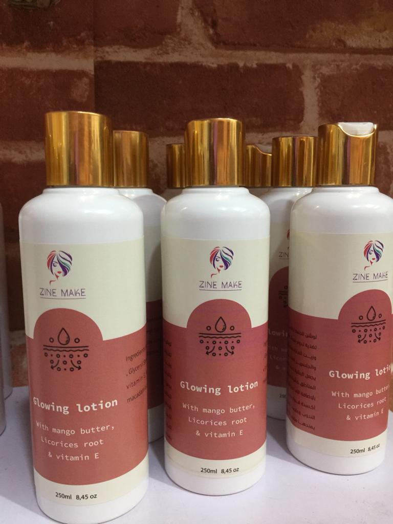 Glowing lotion